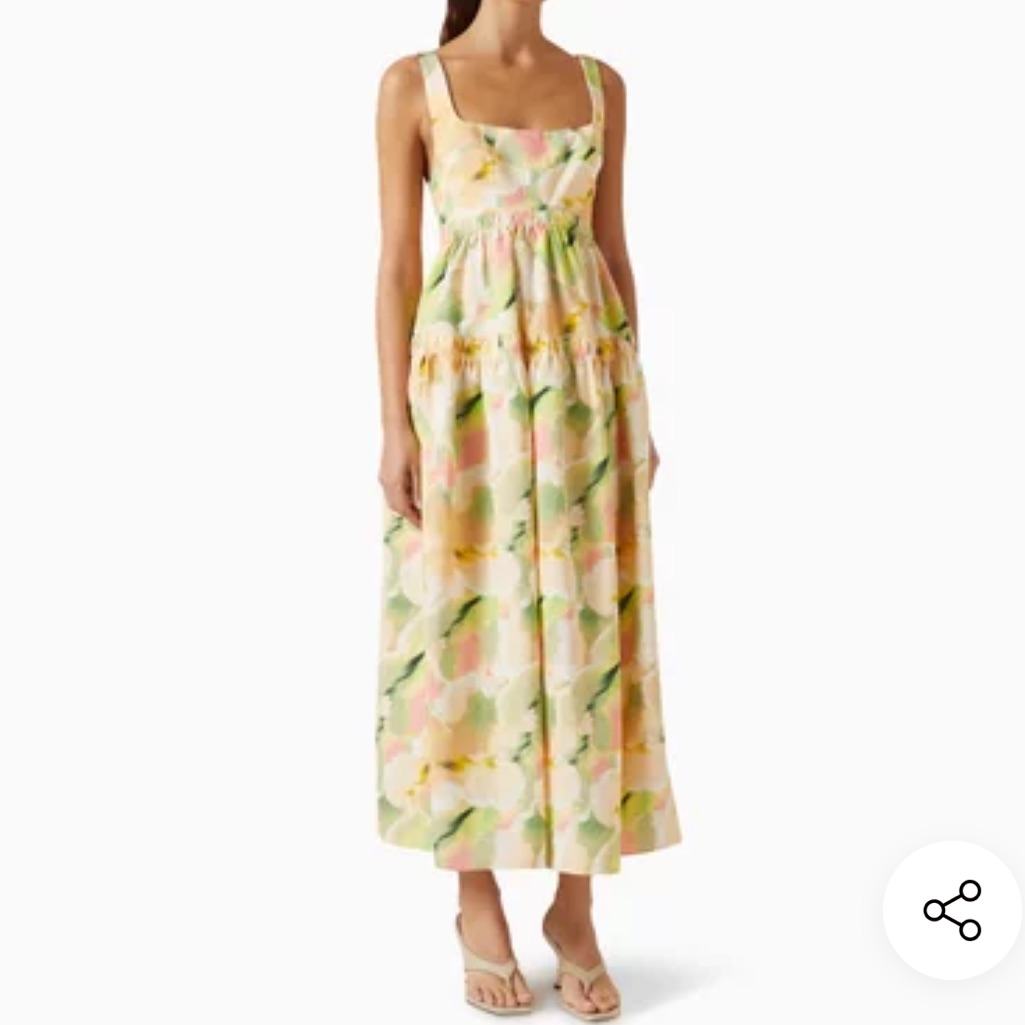 Acler Rangewood Abstract Midi Dress